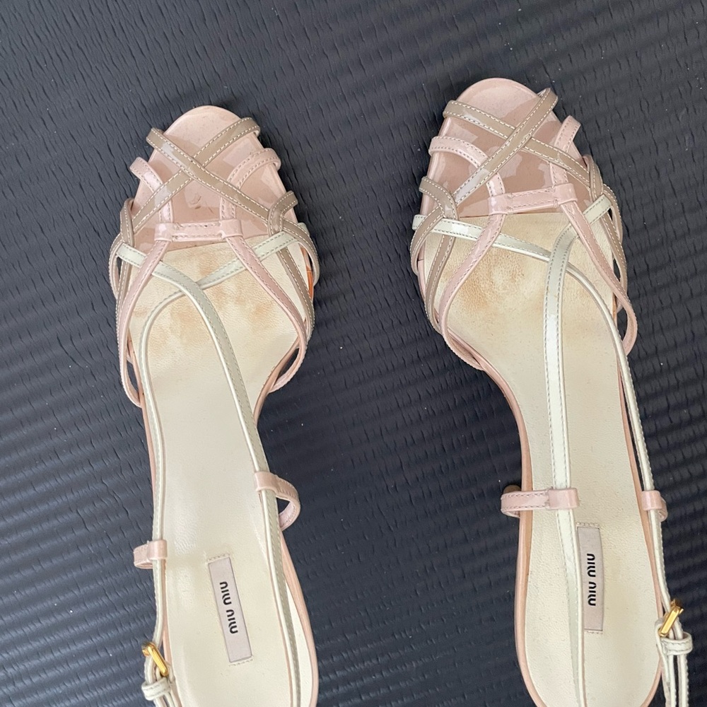 Mui mui strappy heels